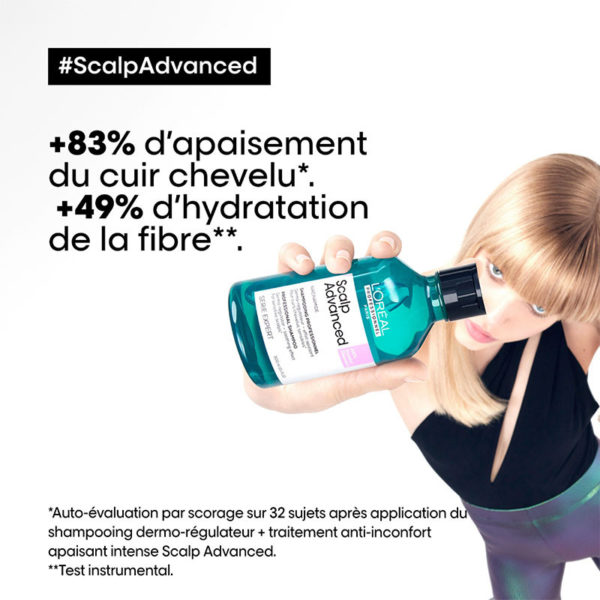 Shampooing Dermo Régulateur Anti-Inconfort Scalp Advanced L'Oréal Professionnel 300 ML – Image 2